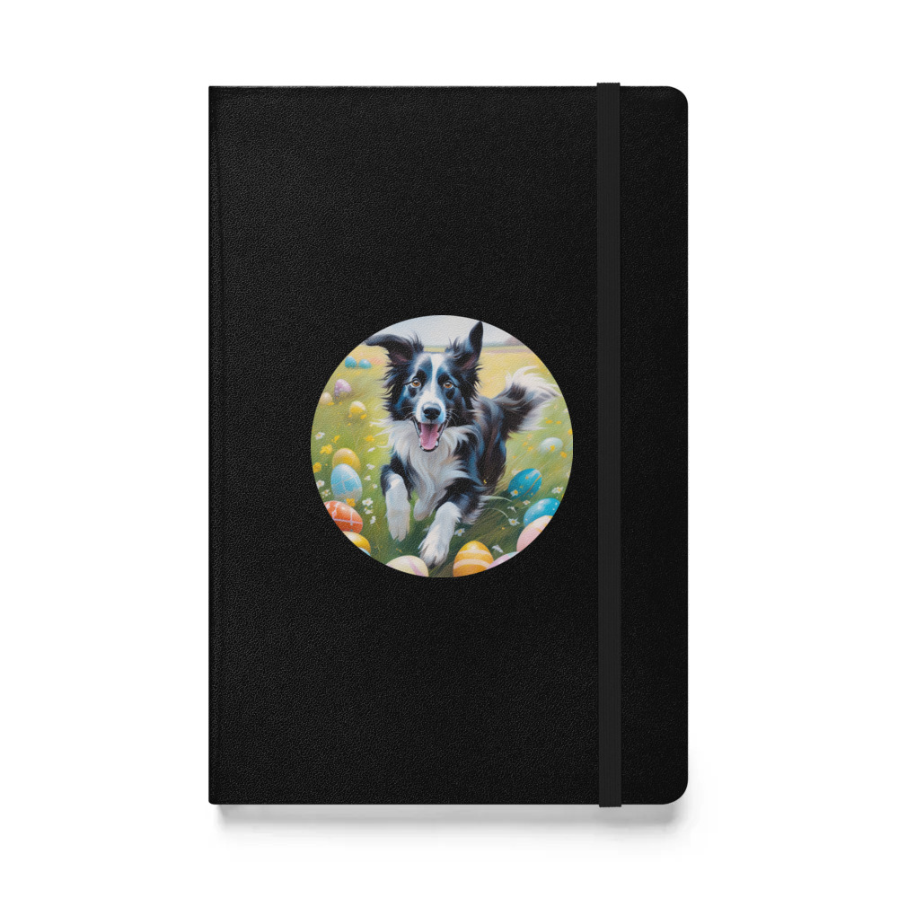 PugMug Custom Border Collie Hardcover Bound Notebook