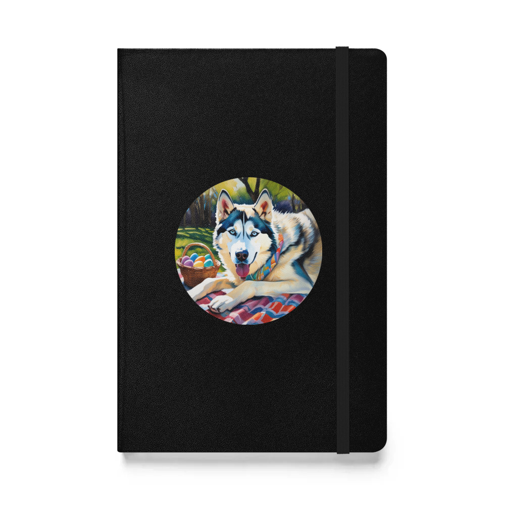 PugMug Custom Siberian Husky Hardcover Bound Notebook