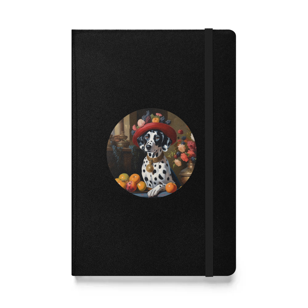 PugMug Custom Dalmatian Hardcover Bound Notebook