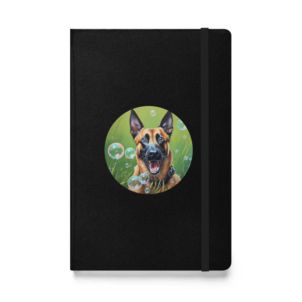 PugMug Custom Belgian Malinois Hardcover Bound Notebook