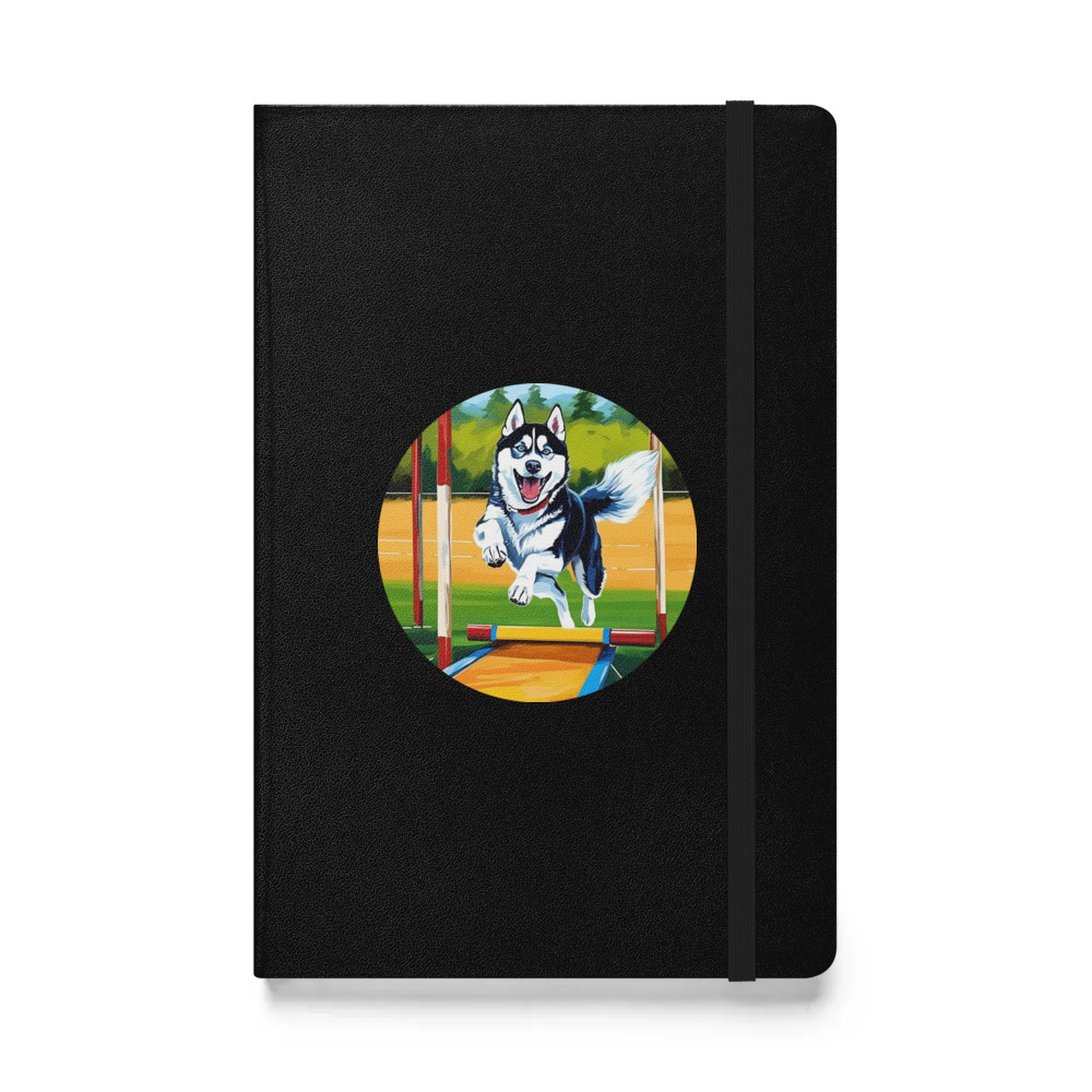 PugMug Custom Siberian Husky Hardcover Bound Notebook