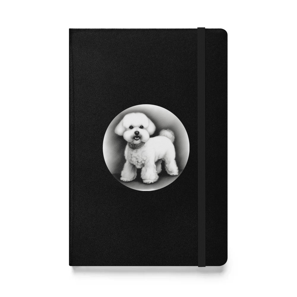 PugMug Custom Bichons Frise Hardcover Bound Notebook