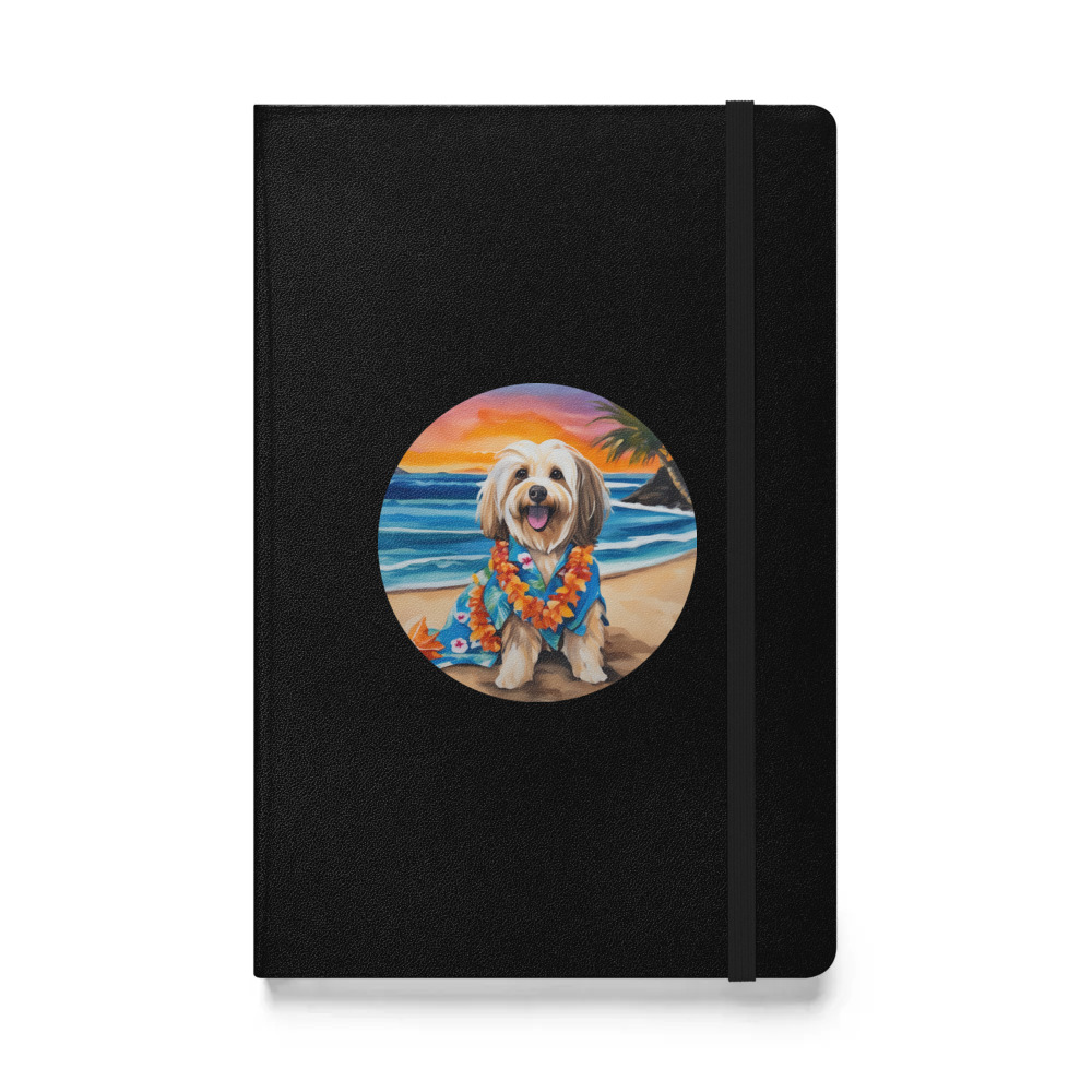 PugMug Custom Tan Havanese Dog Hardcover Bound Notebook