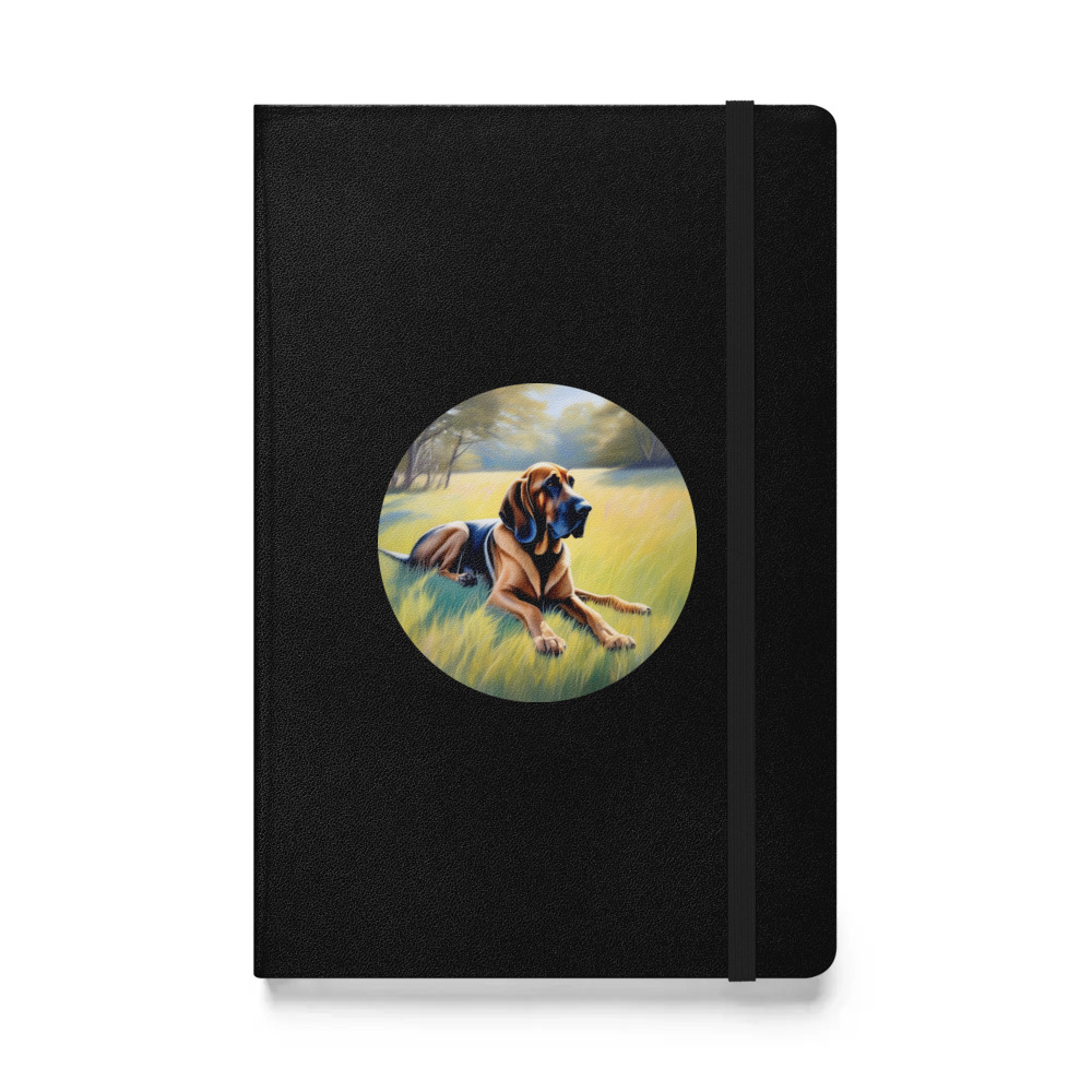 PugMug Custom Bloodhound Hardcover Bound Notebook