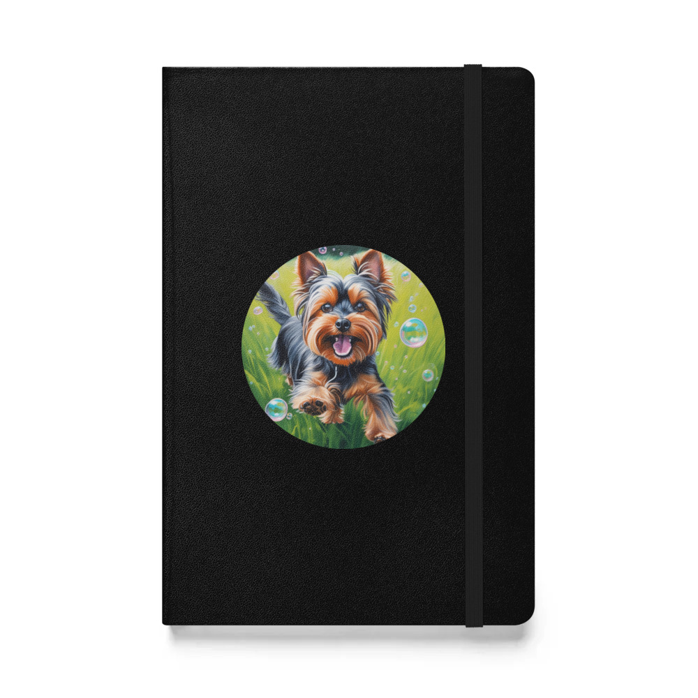 PugMug Custom Yorkshire Terrier Hardcover Bound Notebook