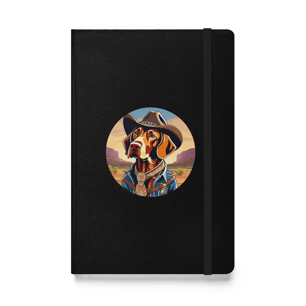 PugMug Custom Vizsla Hardcover Bound Notebook
