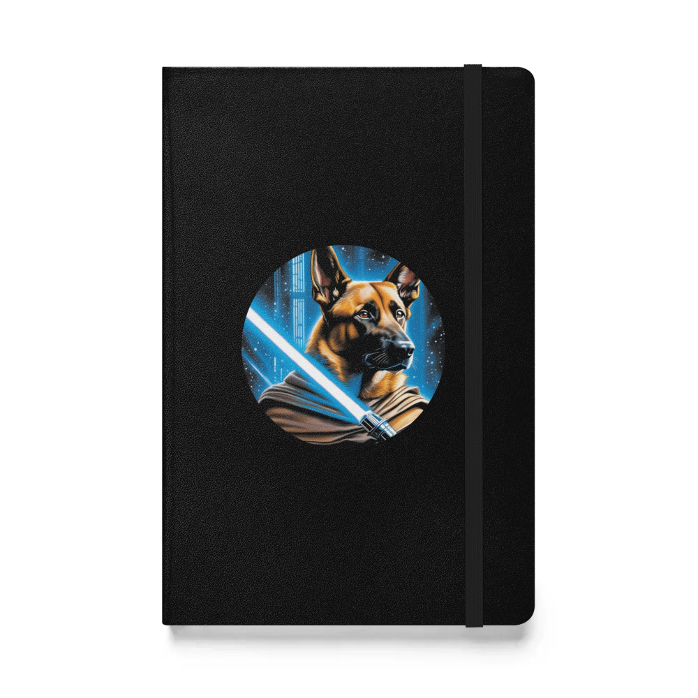 PugMug Custom Belgian Malinois Hardcover Bound Notebook