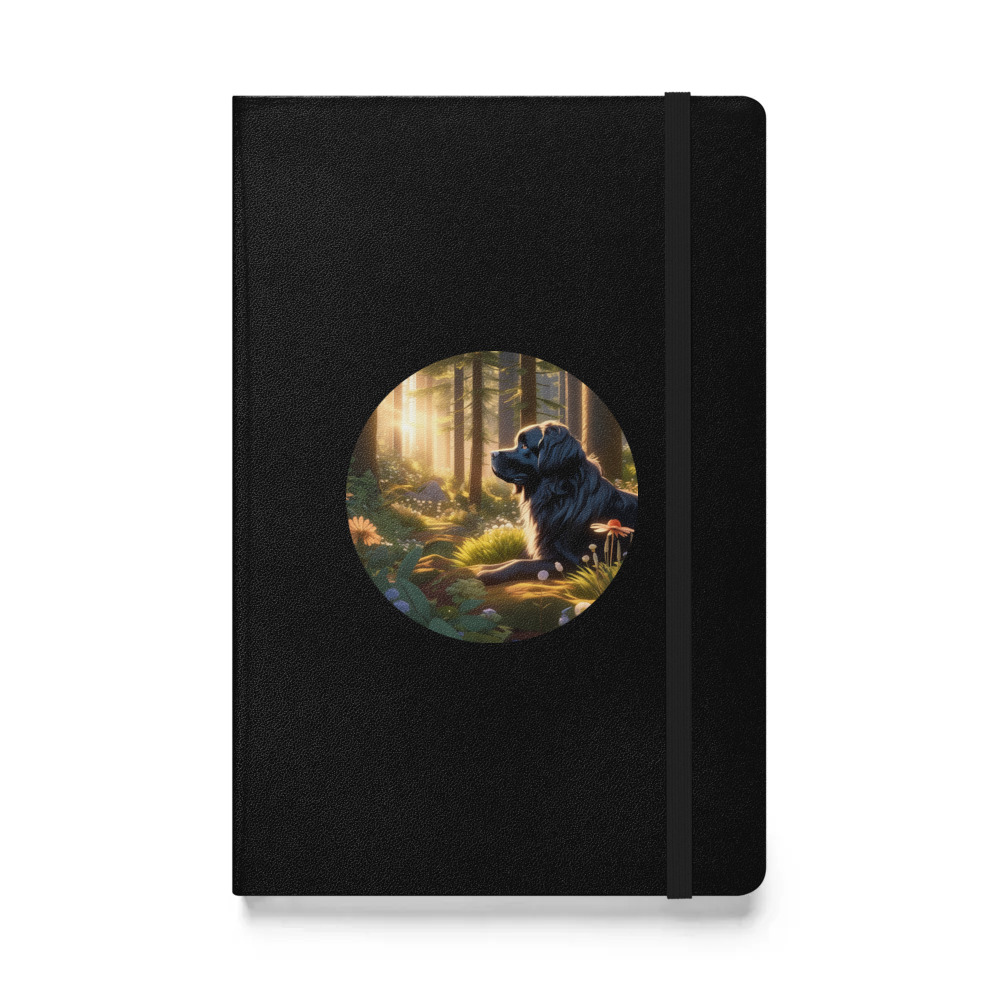 PugMug Custom Newfoundland Hardcover Bound Notebook