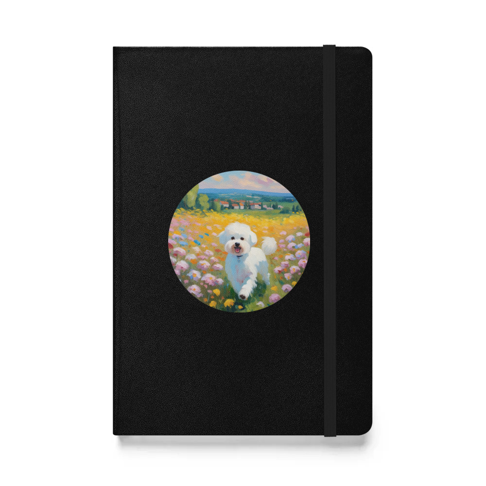 PugMug Custom Bichons Frise Hardcover Bound Notebook