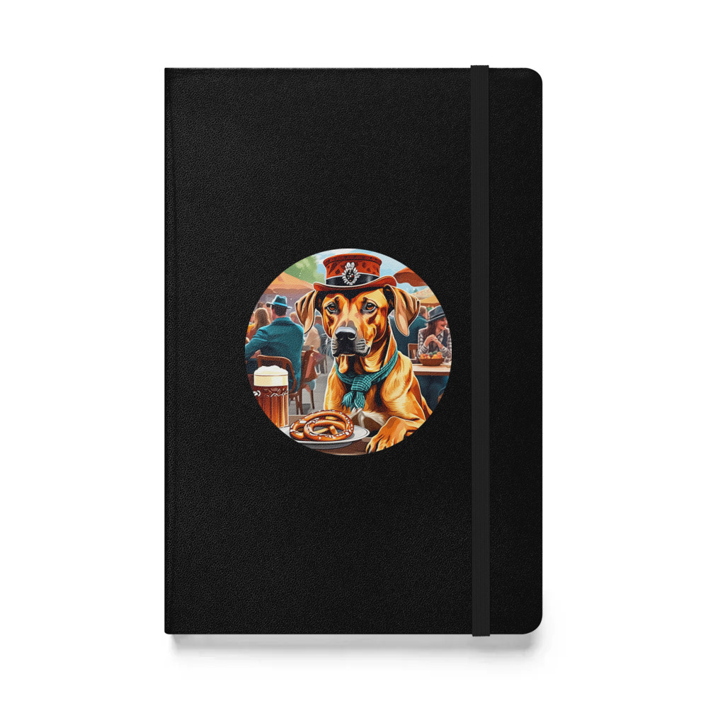 PugMug Custom Rhodesian Ridgeback Hardcover Bound Notebook