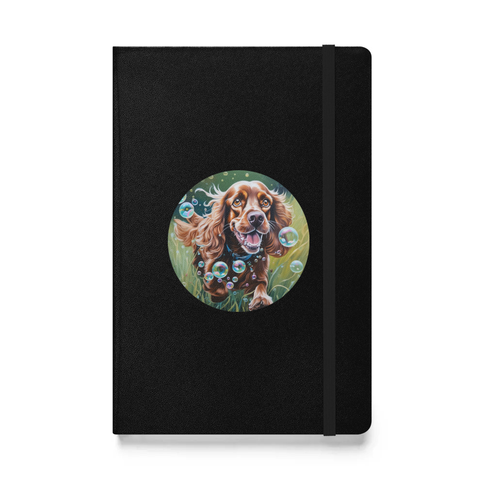 PugMug Custom Cocker Spaniel Hardcover Bound Notebook