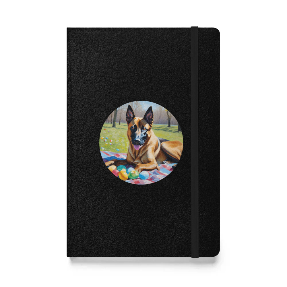 PugMug Custom Belgian Malinois Hardcover Bound Notebook
