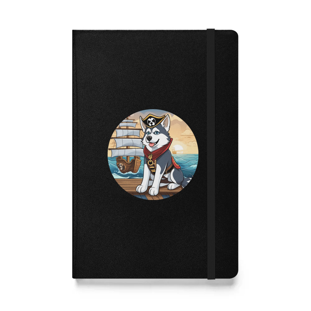 PugMug Custom Siberian Husky Hardcover Bound Notebook