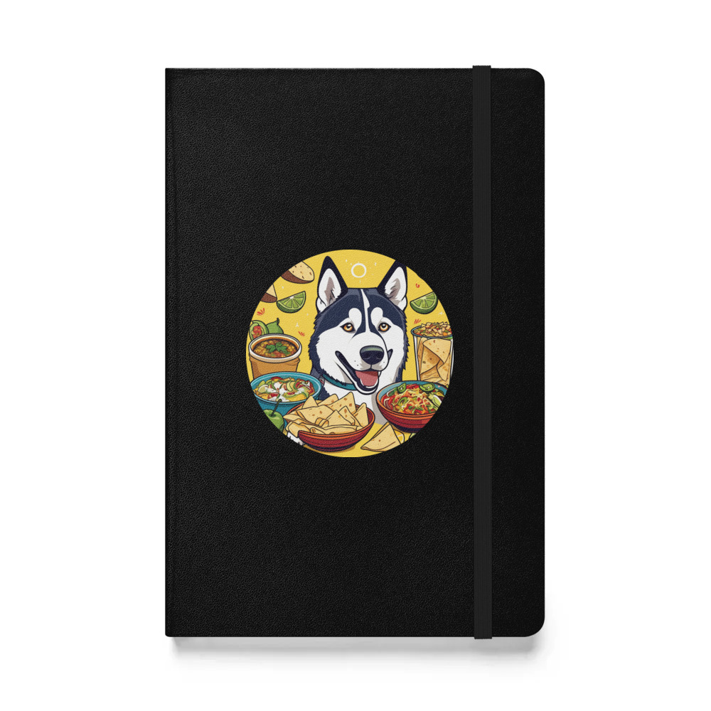 PugMug Custom Siberian Husky Hardcover Bound Notebook