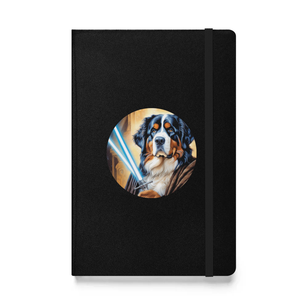 PugMug Custom Bernese Mountain Dog Hardcover Bound Notebook