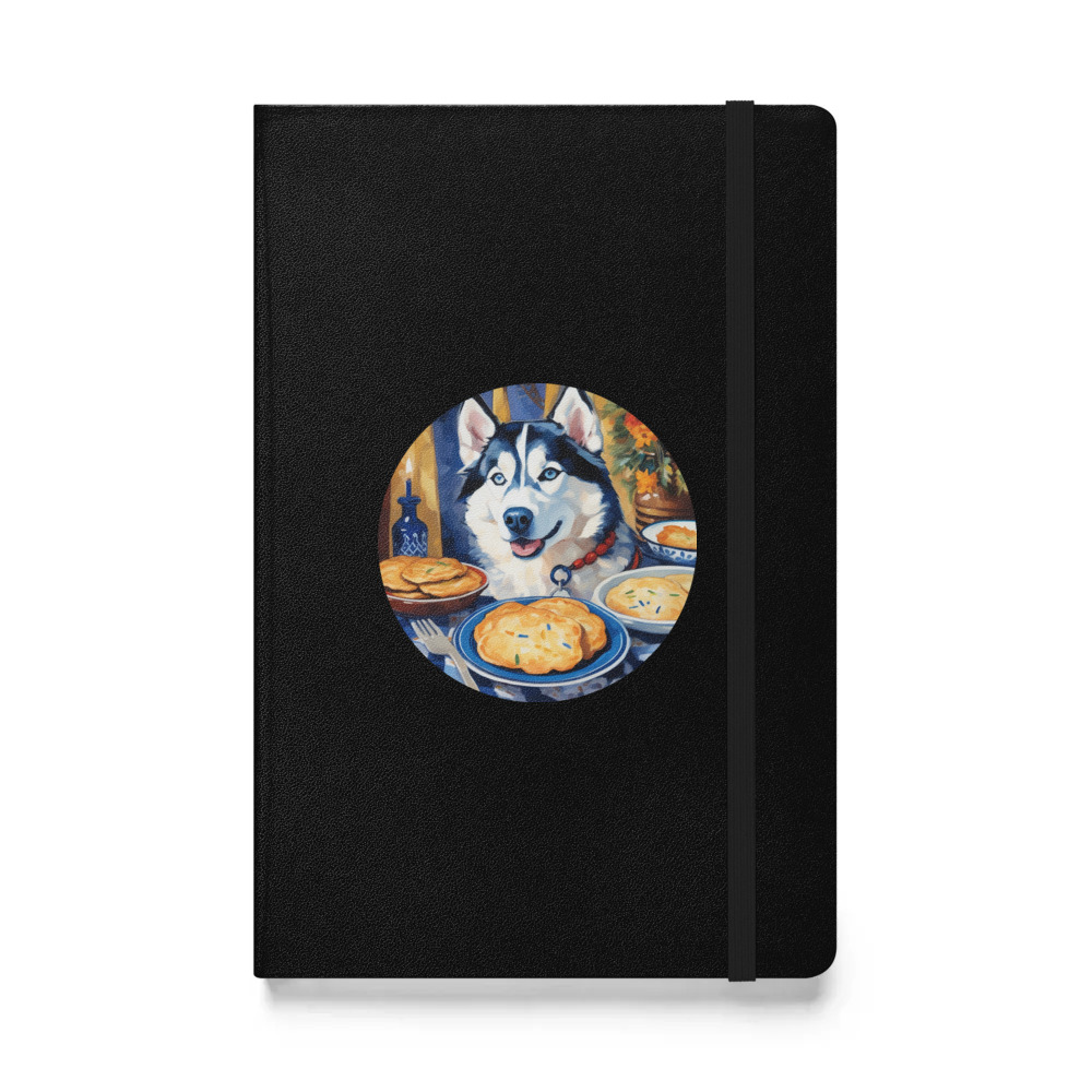 PugMug Custom Siberian Husky Hardcover Bound Notebook