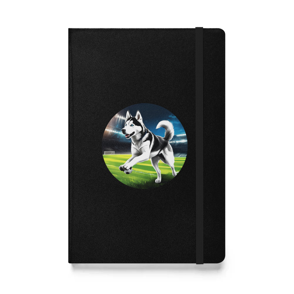 PugMug Custom Siberian Husky Hardcover Bound Notebook