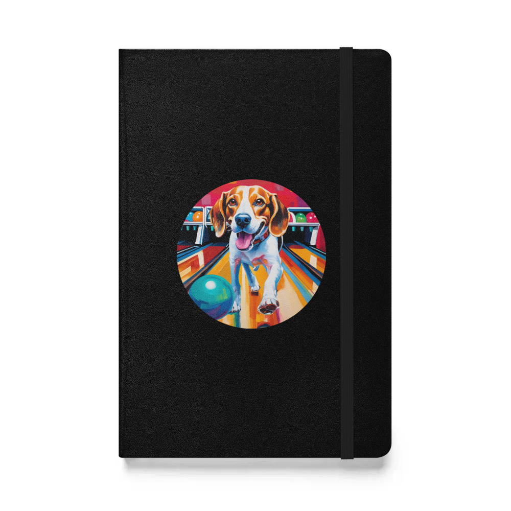 PugMug Custom Beagle Hardcover Bound Notebook