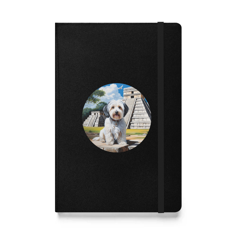 PugMug Custom White Havanese Dog Hardcover Bound Notebook