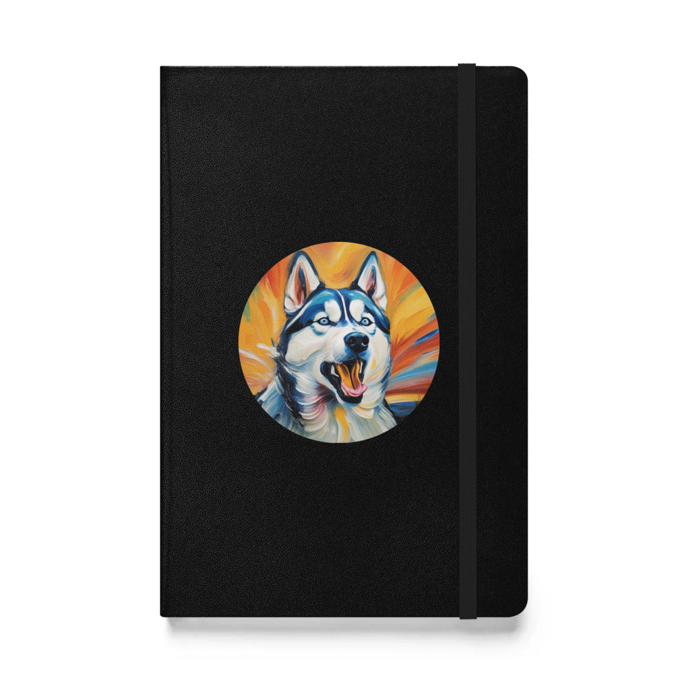 PugMug Custom Siberian Husky Hardcover Bound Notebook