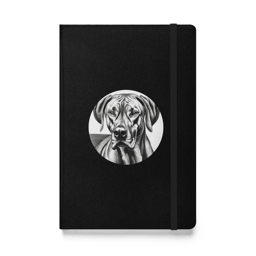 PugMug Custom Rhodesian Ridgeback Hardcover Bound Notebook