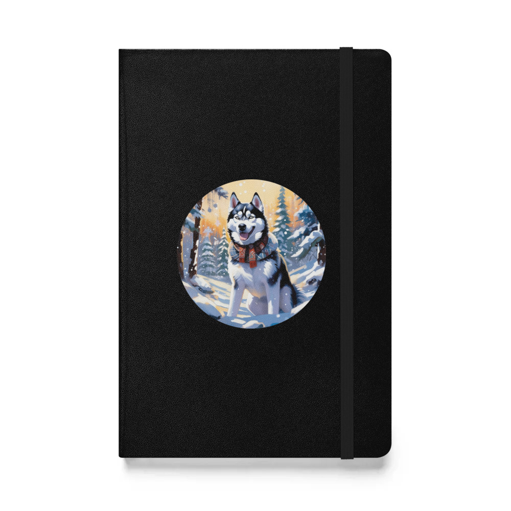 PugMug Custom Siberian Husky Hardcover Bound Notebook