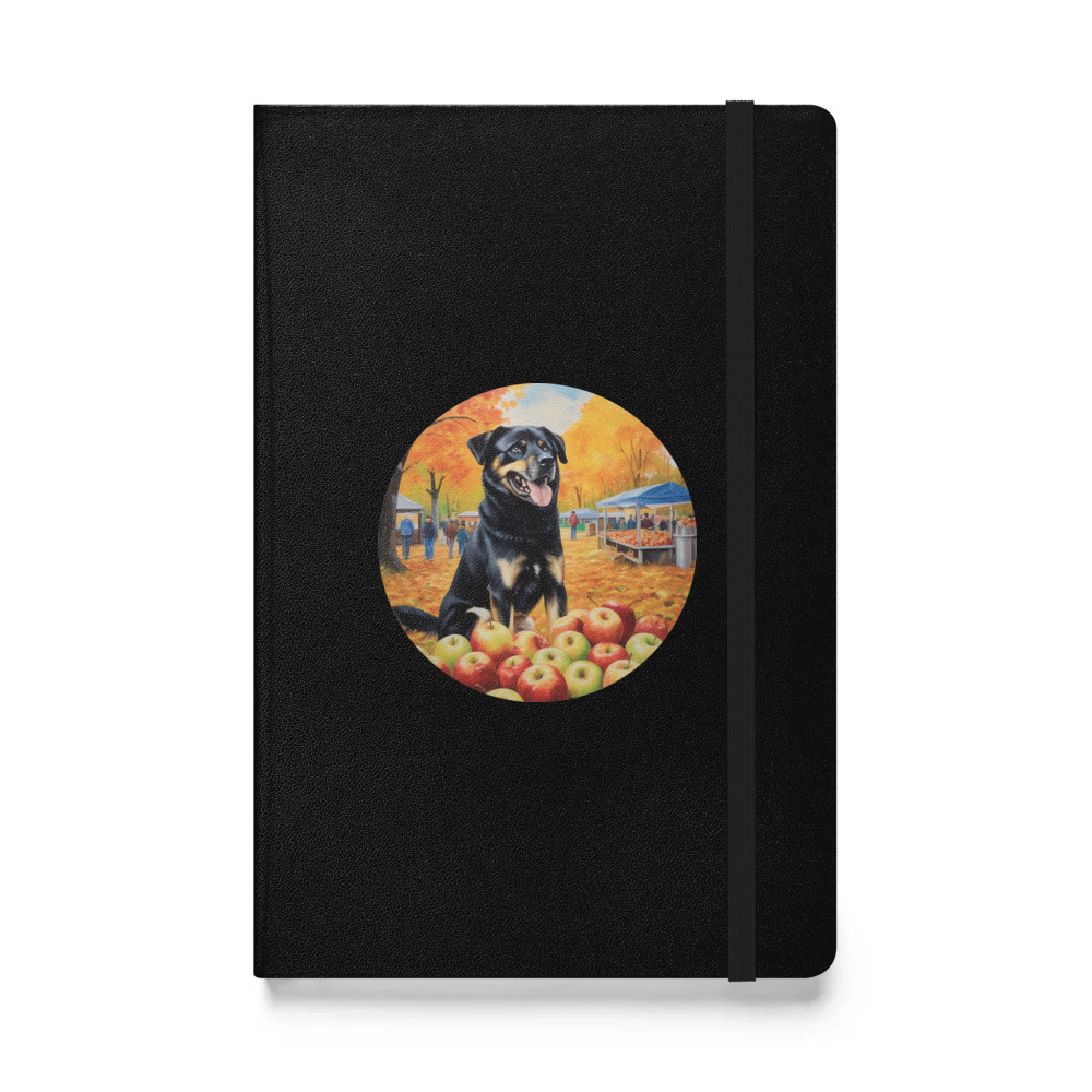 PugMug Custom Blue Hardcover Bound Notebook