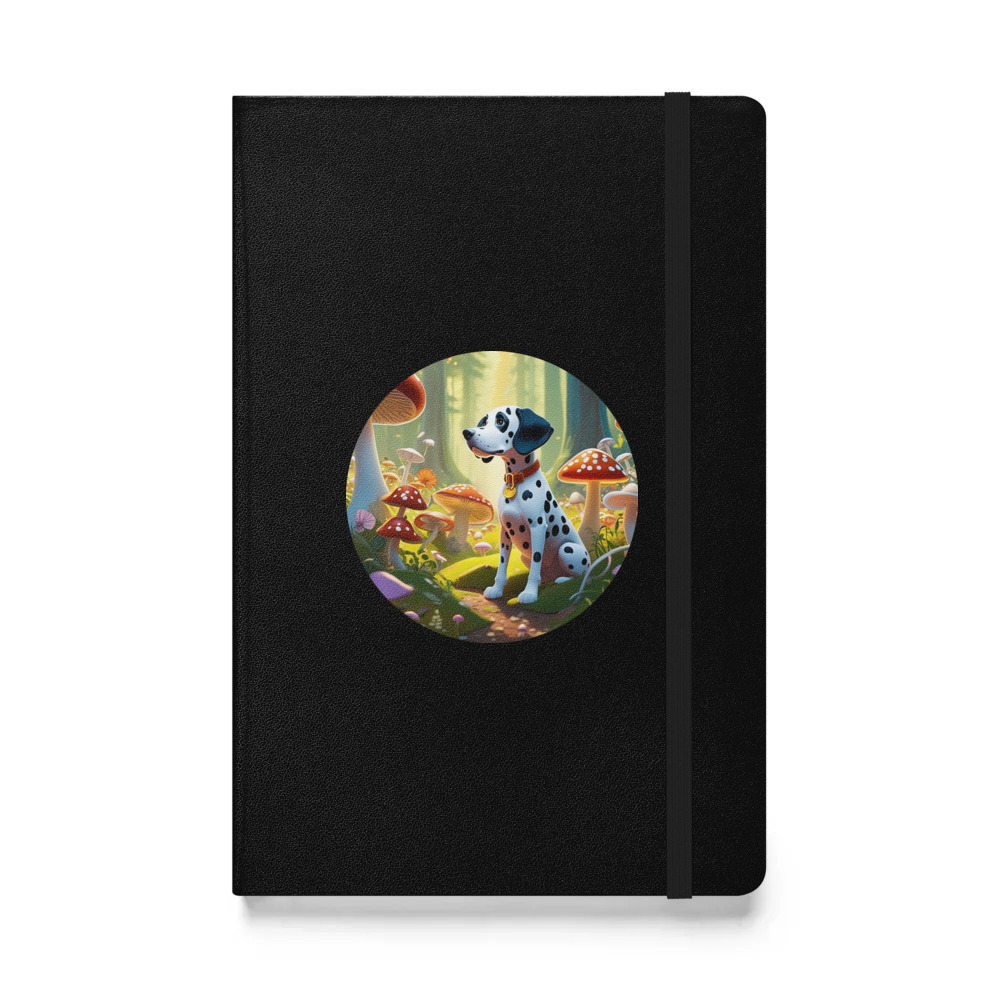 PugMug Custom Dalmatian Hardcover Bound Notebook