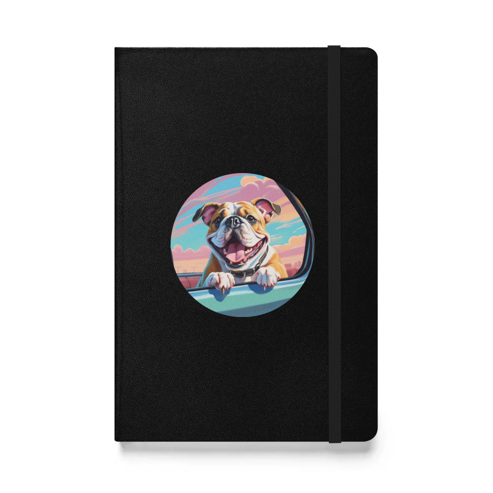 PugMug Custom Bulldog Hardcover Bound Notebook