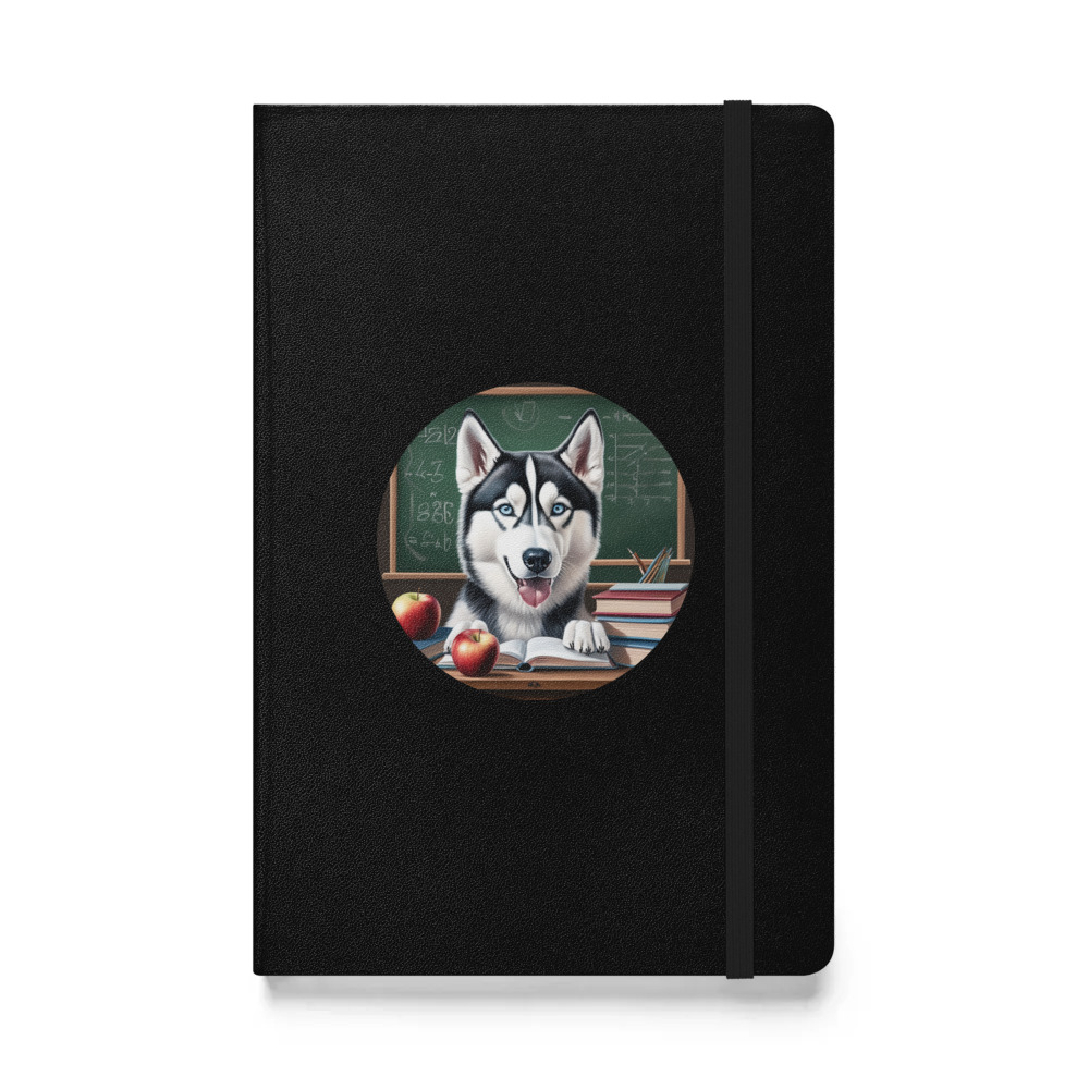 PugMug Custom Siberian Husky Hardcover Bound Notebook