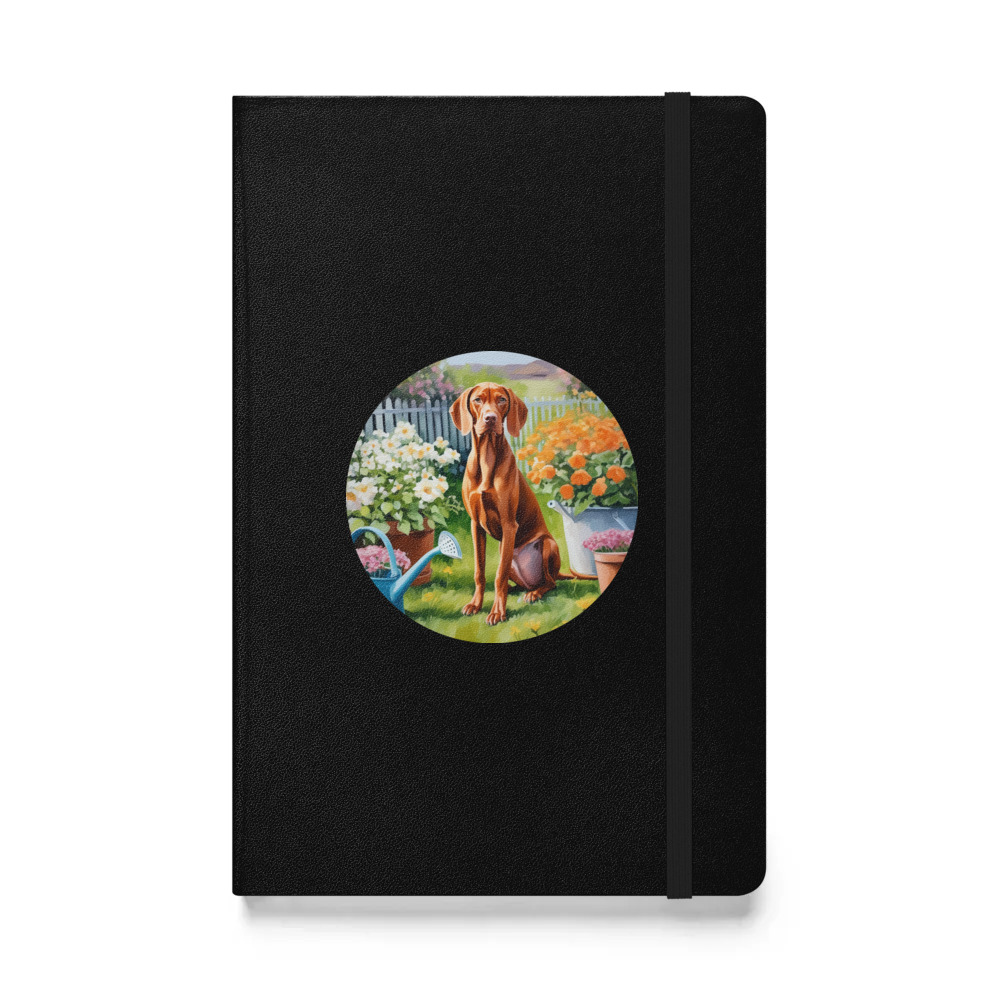 PugMug Custom Vizsla Hardcover Bound Notebook