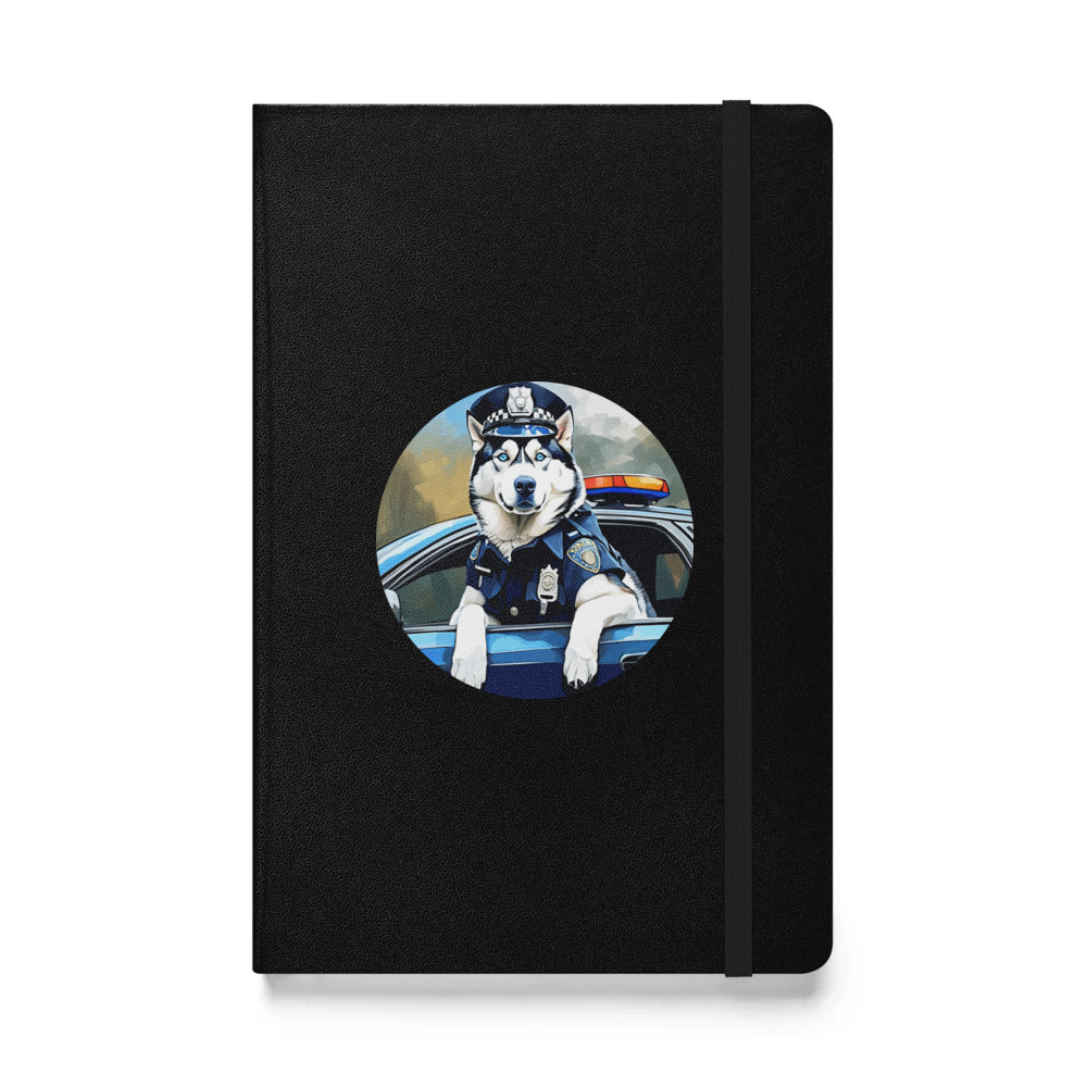 PugMug Custom Siberian Husky Hardcover Bound Notebook