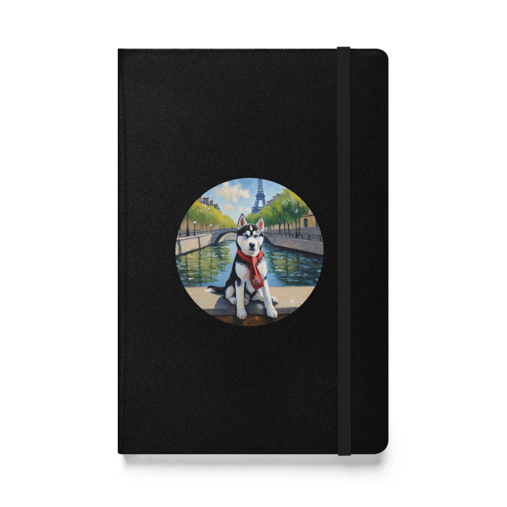 PugMug Custom Siberian Husky Hardcover Bound Notebook