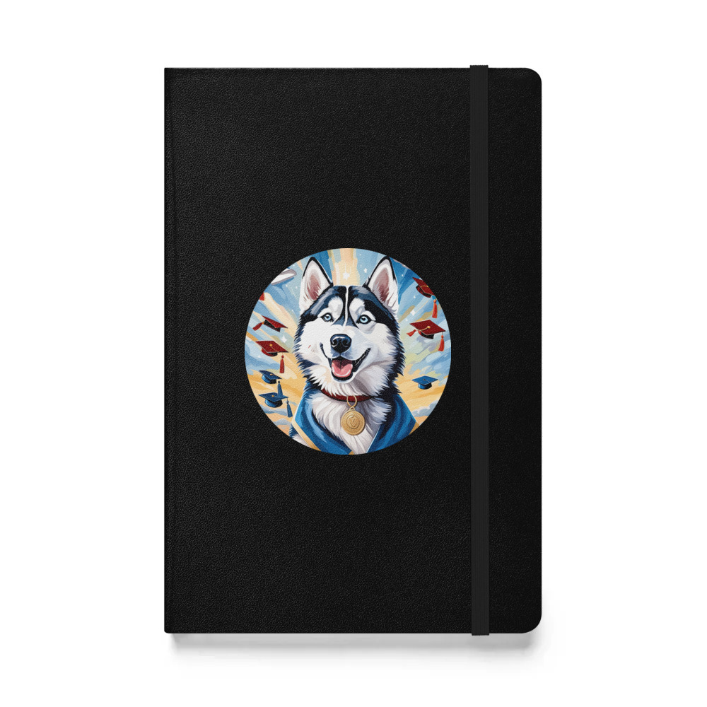 PugMug Custom Siberian Husky Hardcover Bound Notebook
