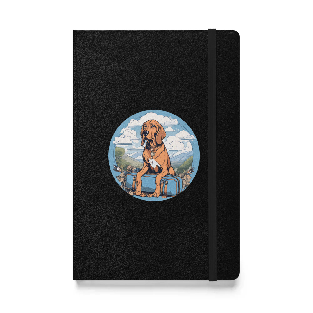 PugMug Custom Bloodhound Hardcover Bound Notebook