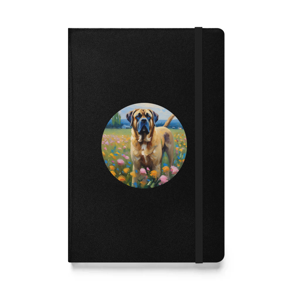PugMug Custom Mastiff Hardcover Bound Notebook