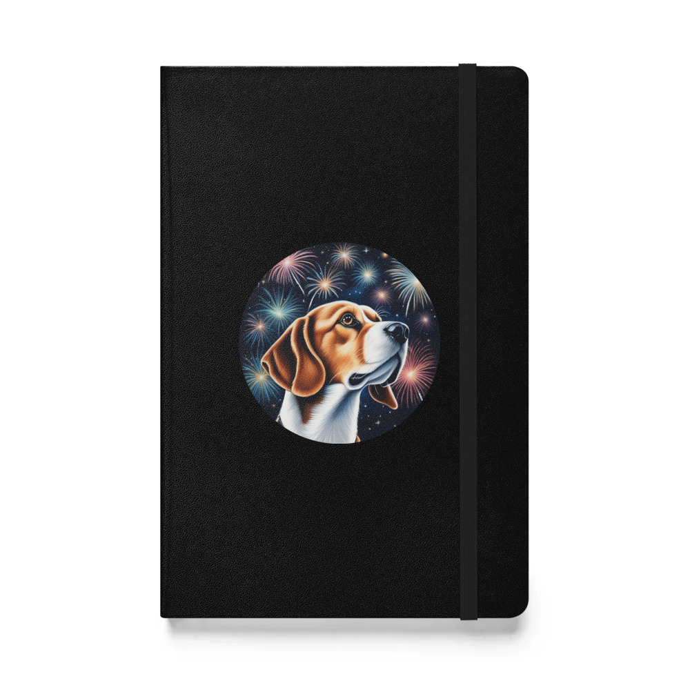 PugMug Custom Beagle Hardcover Bound Notebook
