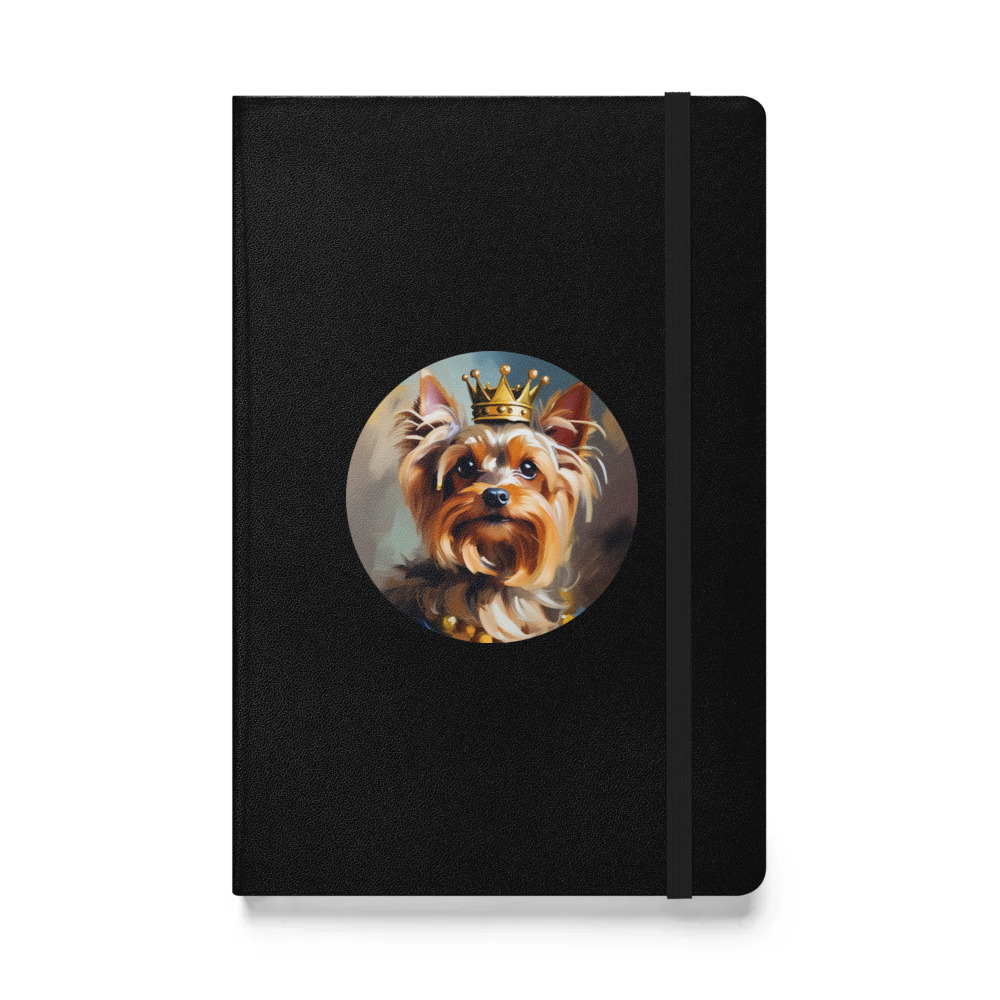 PugMug Custom Yorkshire Terrier Hardcover Bound Notebook
