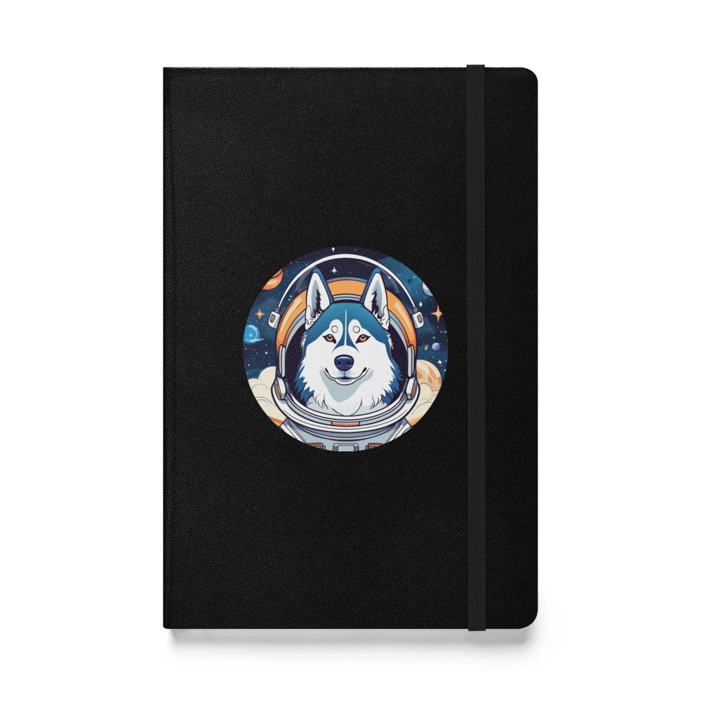 PugMug Custom Siberian Husky Hardcover Bound Notebook