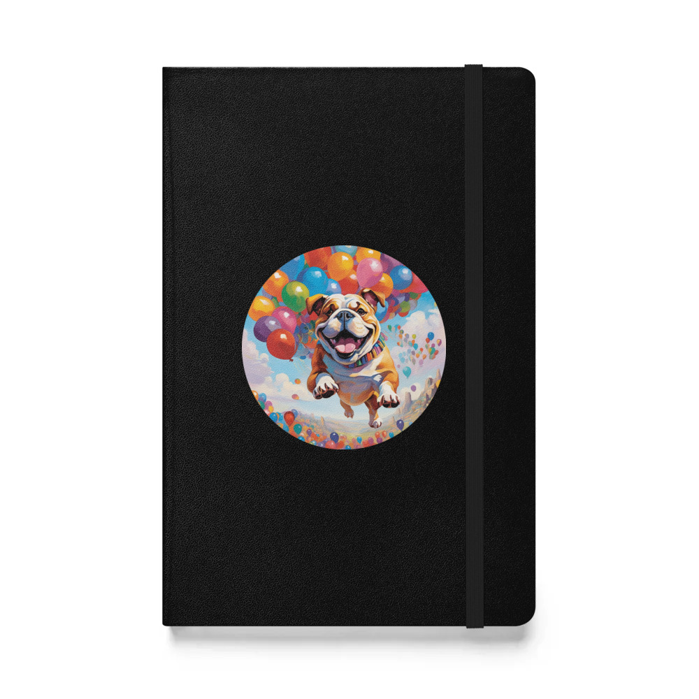 PugMug Custom Bulldog Hardcover Bound Notebook