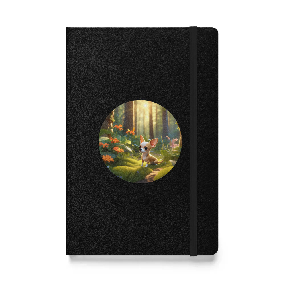 PugMug Custom Chihuahua Hardcover Bound Notebook