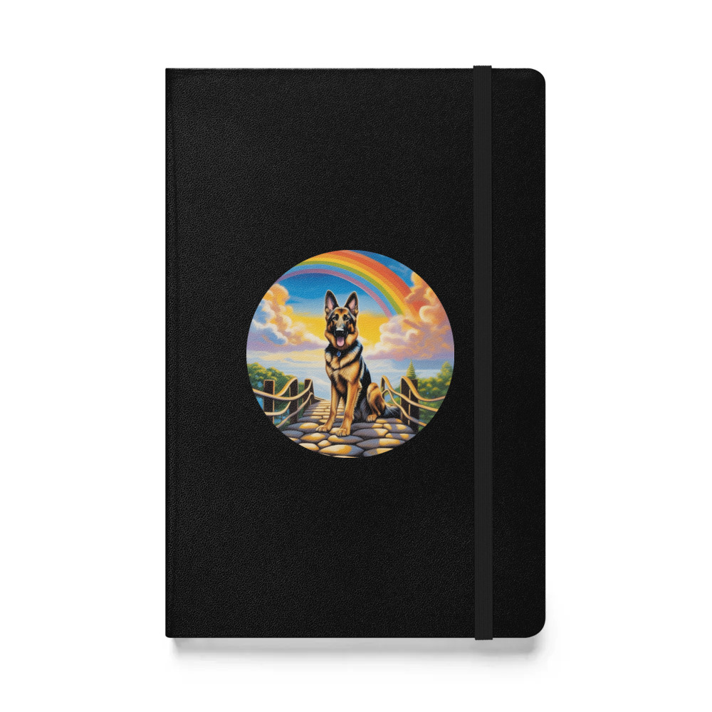 PugMug Custom German Shepherd Dog Hardcover Bound Notebook