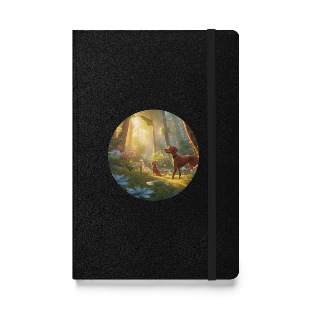 PugMug Custom Vizsla Hardcover Bound Notebook