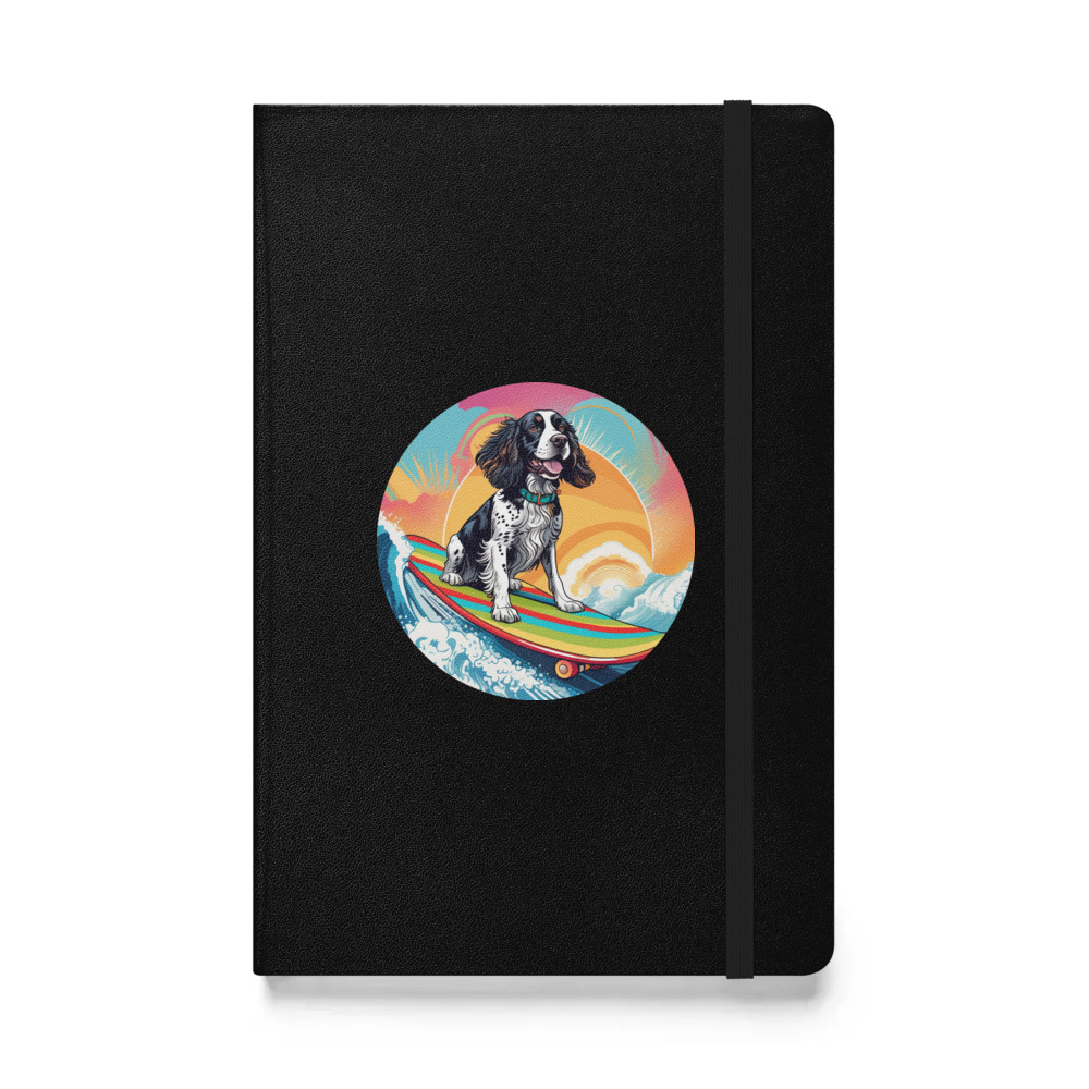 PugMug Custom English Springer Spaniel Hardcover Bound Notebook