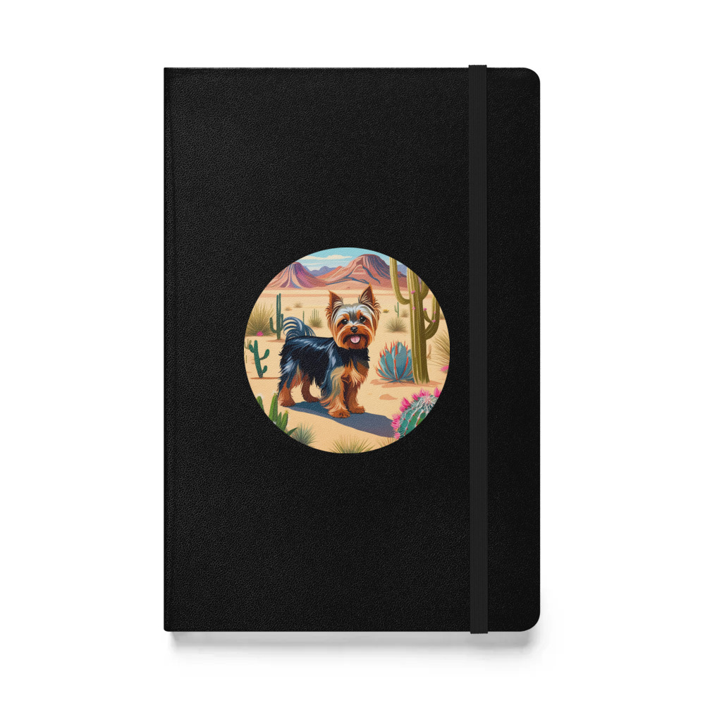 PugMug Custom Yorkshire Terrier Hardcover Bound Notebook