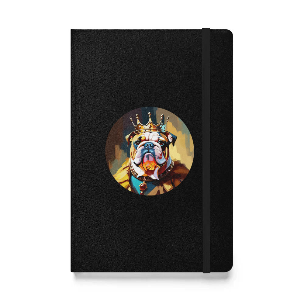 PugMug Custom Bulldog Hardcover Bound Notebook