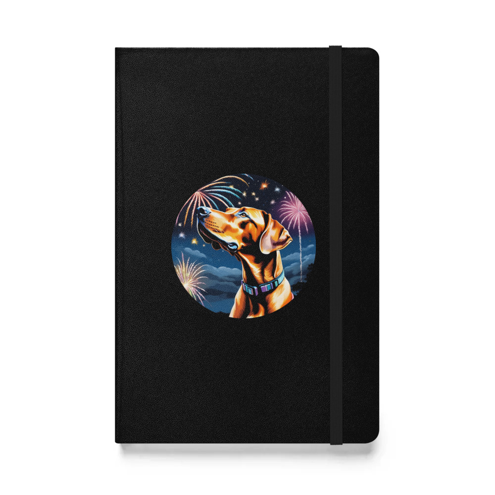 PugMug Custom Rhodesian Ridgeback Hardcover Bound Notebook