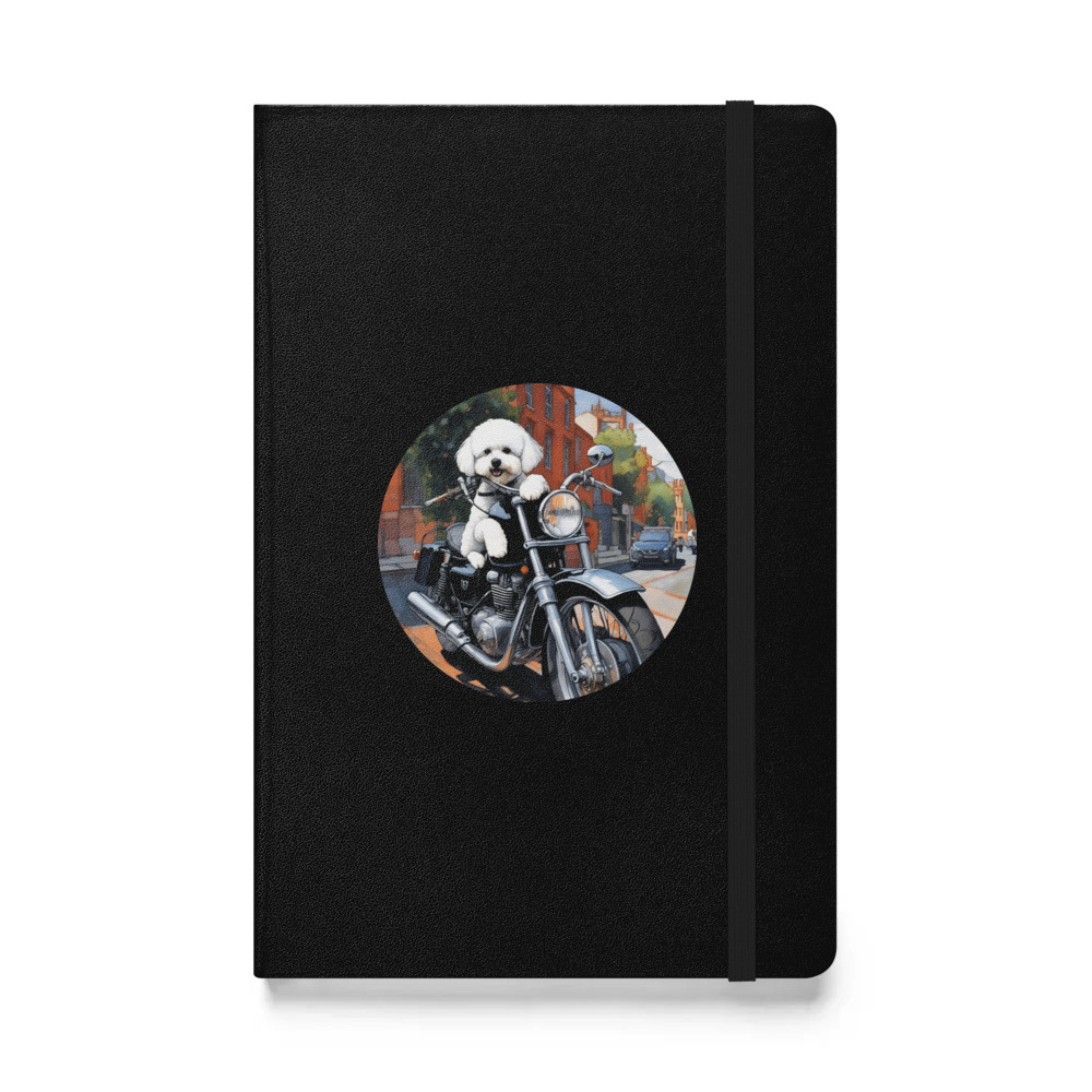 PugMug Custom Bichons Frise Hardcover Bound Notebook