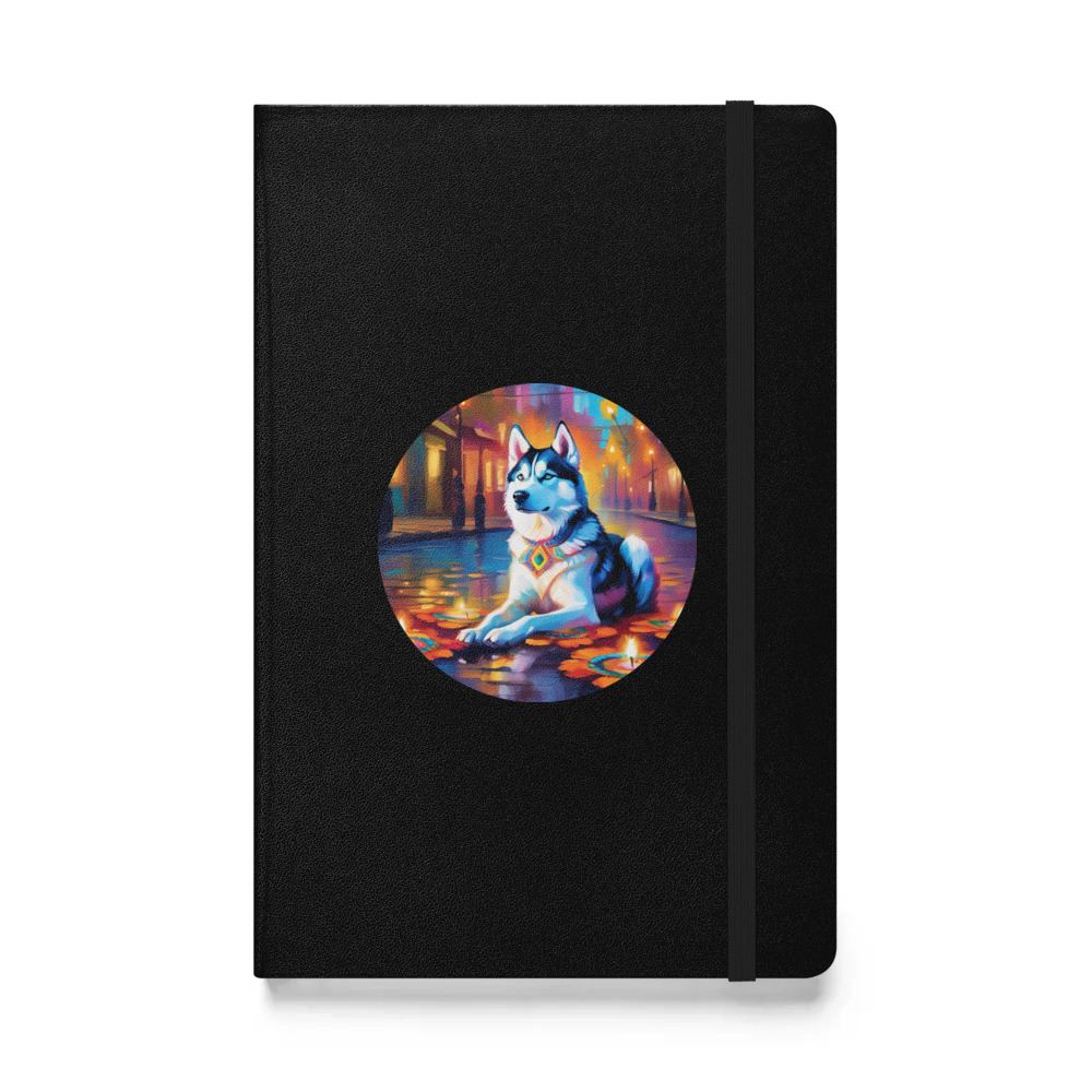 PugMug Custom Siberian Husky Hardcover Bound Notebook