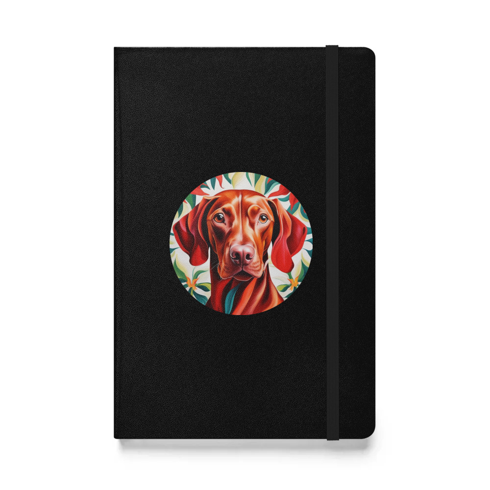 PugMug Custom Vizsla Hardcover Bound Notebook